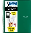 thumbnail image 1 of Five Star Spiral Notebook + Study App, 5 Subject, College Ruled, 8.5" x 11", 1 of 8