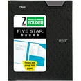 thumbnail image 1 of Five Star Stay-Put Plastic and Prong Folder, Black, 1 of 9