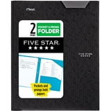 Five Star Stay-Put Pocket Poly Fasteners, Durable Plastic Prong Folder ...