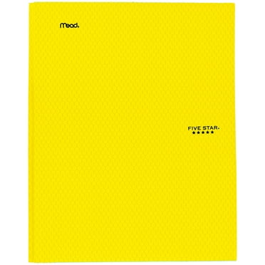 Five Star Stay-Put Pocket and Prong Folder, Yellow (34609)