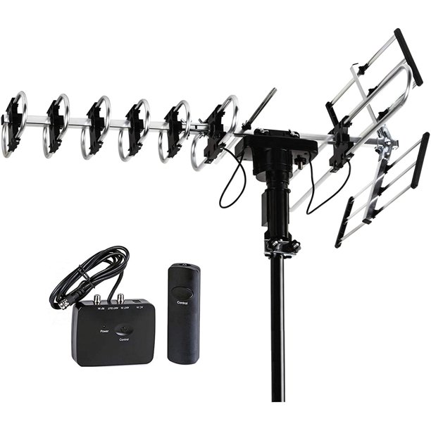 Five Star TV Antenna Outdoor Up to 200 Miles Long Range with Motorized