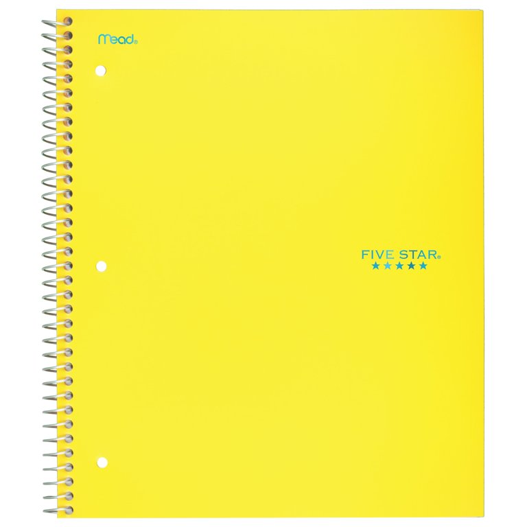 Five Star Trend Notebook, 1 Subject, Wide Ruled, 10 1/2 Five Star Trend Notebook, 1 Subject, Wide Ruled, 10 1/2