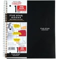 thumbnail image 1 of Five Star Wide Ruled Spiral Notebook, 10.5 x 8 inch, Assorted Colors, 100 Pages, 2 Count, 2 Pack, 1 of 5