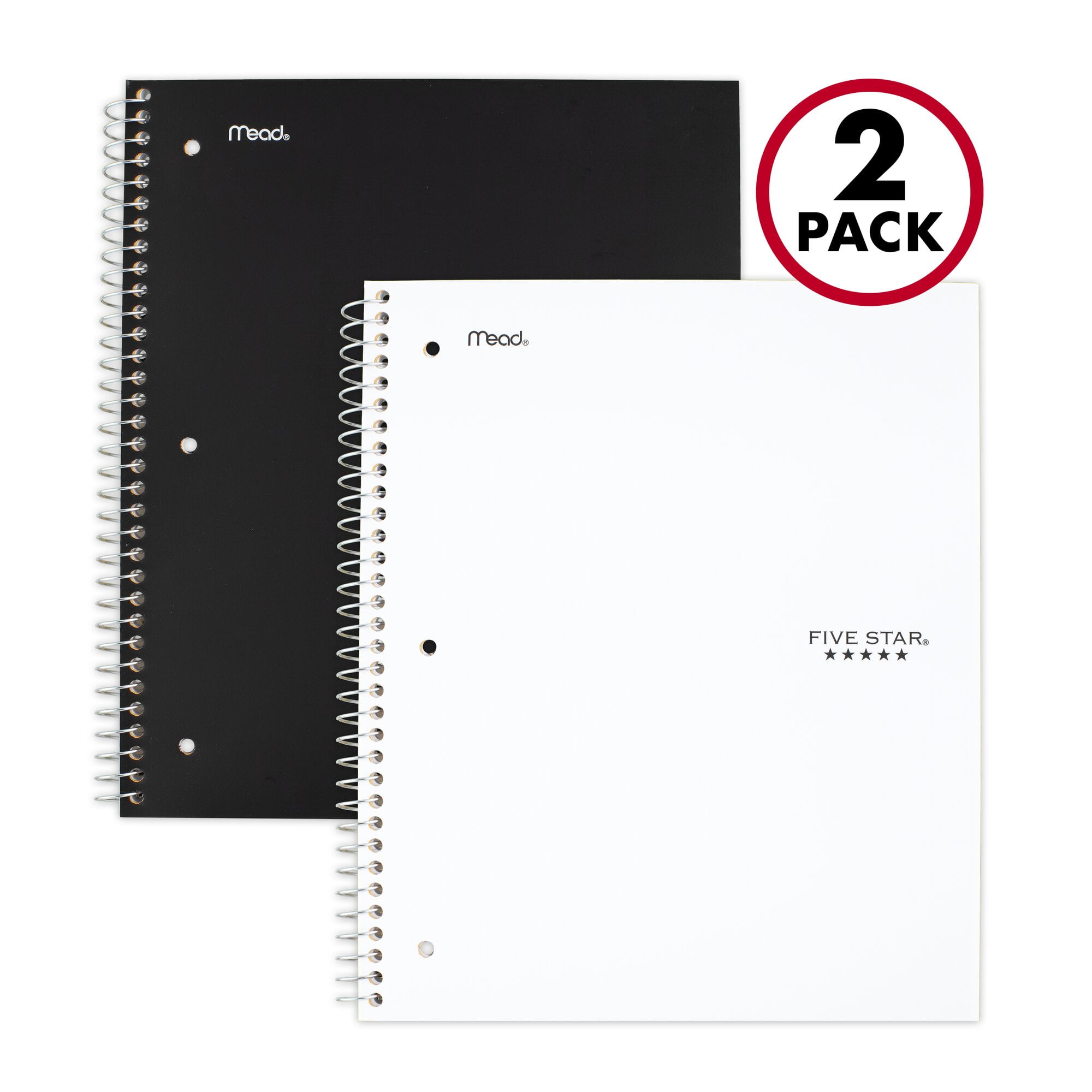 Left-Handed Lefty Sayings Three Subject Spiral Notebook, 1