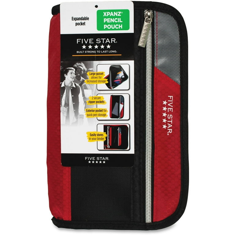 Five Star Xpanz Carrying Case (Pouch) Pencil, Pen, Supplies - Assorted - Puncture Resistant - 1 Each Five Star Xpanz Carrying Case (Pouch) Pencil, Pen, Supplies - Assorted - Puncture Resistant - 1 Each
