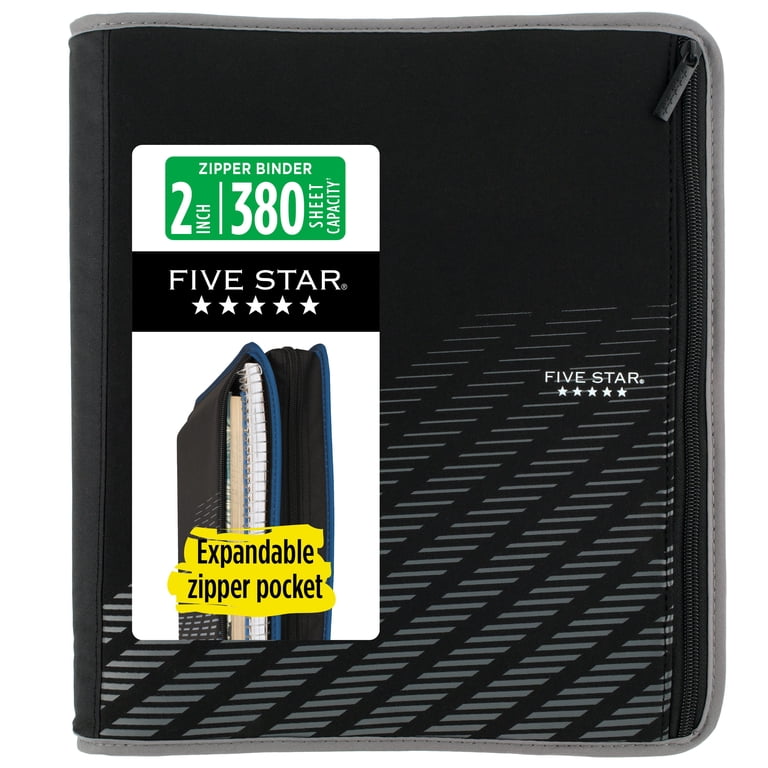 FIVE STAR, Zipper Binder, 2