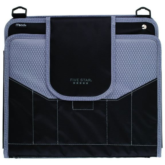 Five Star Zipper Binder + Storage, 4", Assorted Colors (28017)