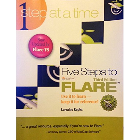 Pre-Owned Five Steps to MadCap Flare : Use it to learn - keep it for Reference Paperback