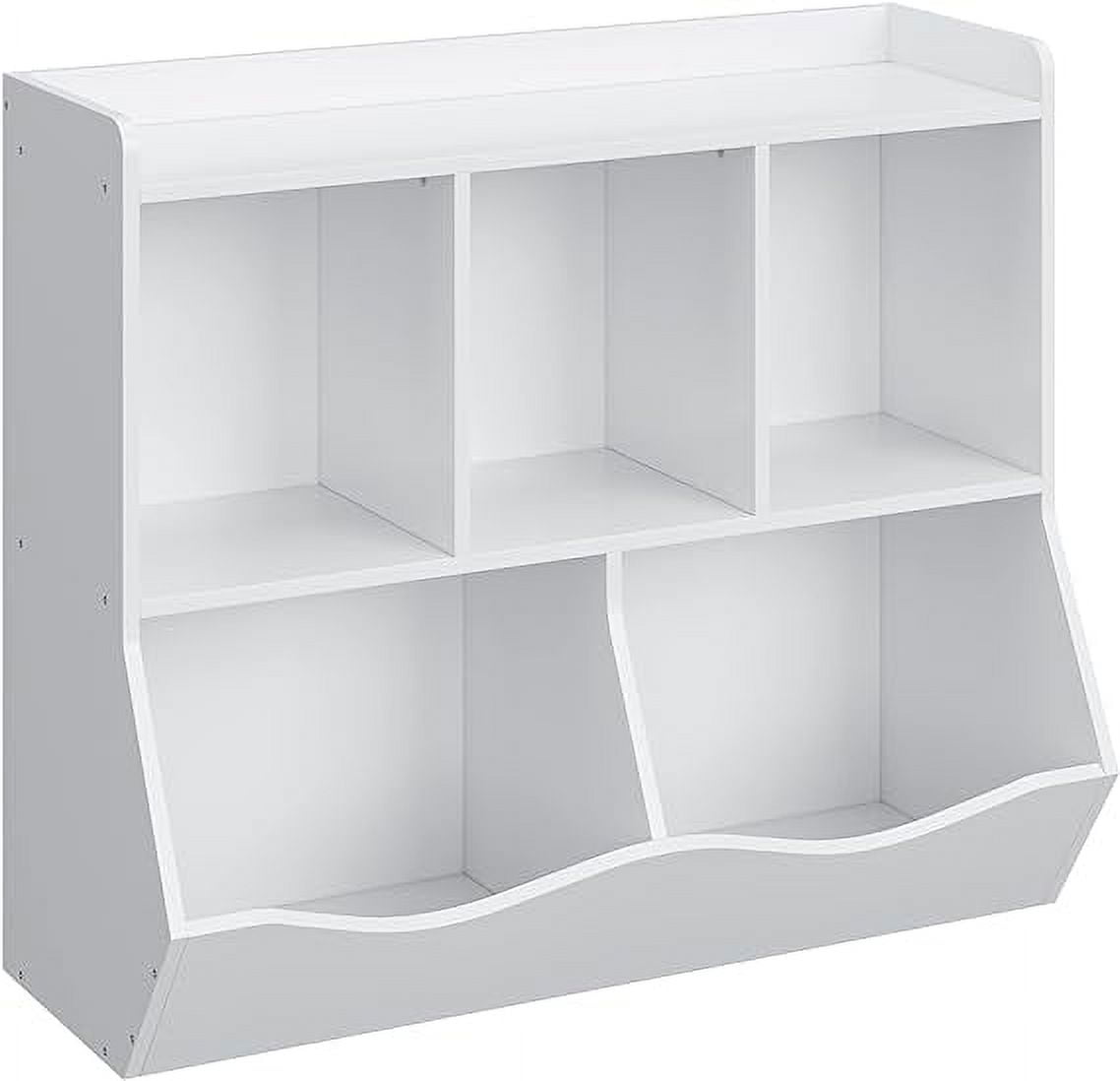 Five Storage Spaces, Kids Bookshelf, Toy Storage Organizer, Suitable