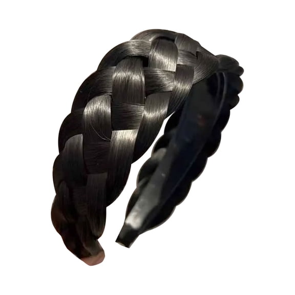 Five Strand Braid Widened Edge Handmade Fishbone Head High Cranial Top Pressure Barrettes