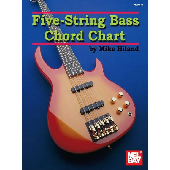 Five-String Bass Chord Chart, (Paperback)