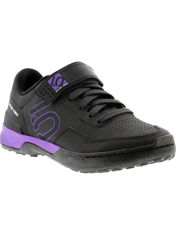 Kestrel Lace Women's Clipless Shoe: Black Purple 5