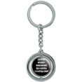 thumbnail image 1 of Five Tenets Of Taekwondo Spinning Round Metal Key Chain Keychain Ring, 1 of 1
