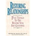 thumbnail image 1 of Five Things to Try Before You Say Goodby Restoring Relationships Five Things to Try Before You Say Goodbye, (Paperback), 1 of 2