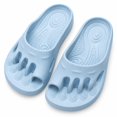 thumbnail image 1 of Five Toe Shoes for Women with Arch Support, Cushioned Toe Separator Slides for Home and Outdoor Walking, 1 of 7
