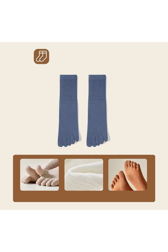 Five Toe Socks for Men & Women, Odor Control Breathable Athletic Socks, Toe Separators for Running, Yoga, Workout, Hiking, Daily Wear, Sweat-Wicking Non-Slip Comfort Socks with Arch Support