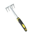 thumbnail image 1 of Five-Tooth Garden Rake for Weeding and Soil Loosening Heavy Duty Iron Hand Tool with Non-Slip Handle for Planting and Yard Maintenance, 1 of 4