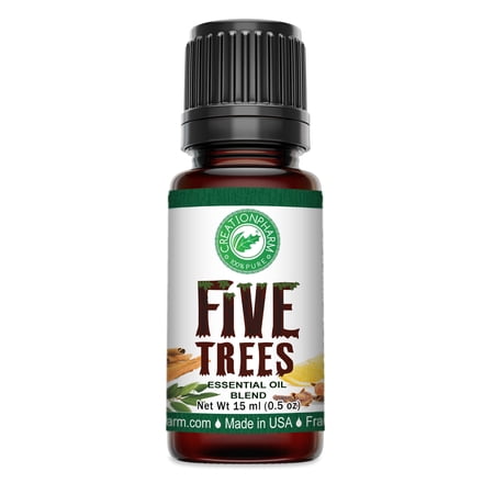Five Trees Aromatherapy Diffuser Blend Cinnamon Clove Eucalyptus Rosemary Lemon Frankincense Creation Pharm
