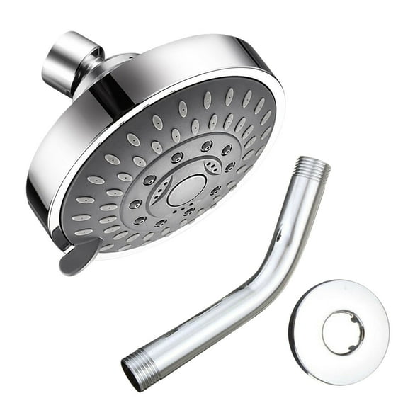 Five Water-saving Concealed Shower Head with Adjustable Top Spray - 5 Modes for Gentle or High-Pressure Shower Experience