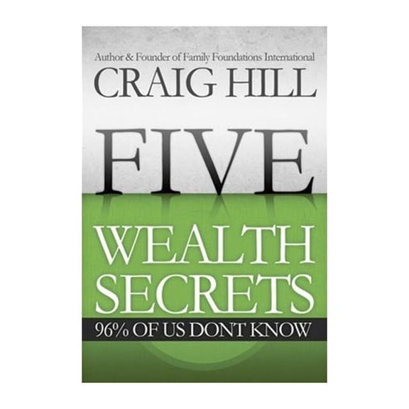 Pre-Owned Five Wealth Secrets 96% of Us Don't Know by Craig Hill (Paperback), Business & Investing, English