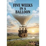 Five Weeks in a Balloon by Jules Verne, Paperback