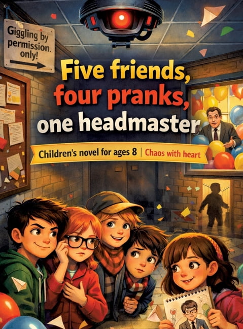 Five friends, four pranks, one headmaster: Children's novel for ages 8 and up Chaos with heart, (Hardcover)