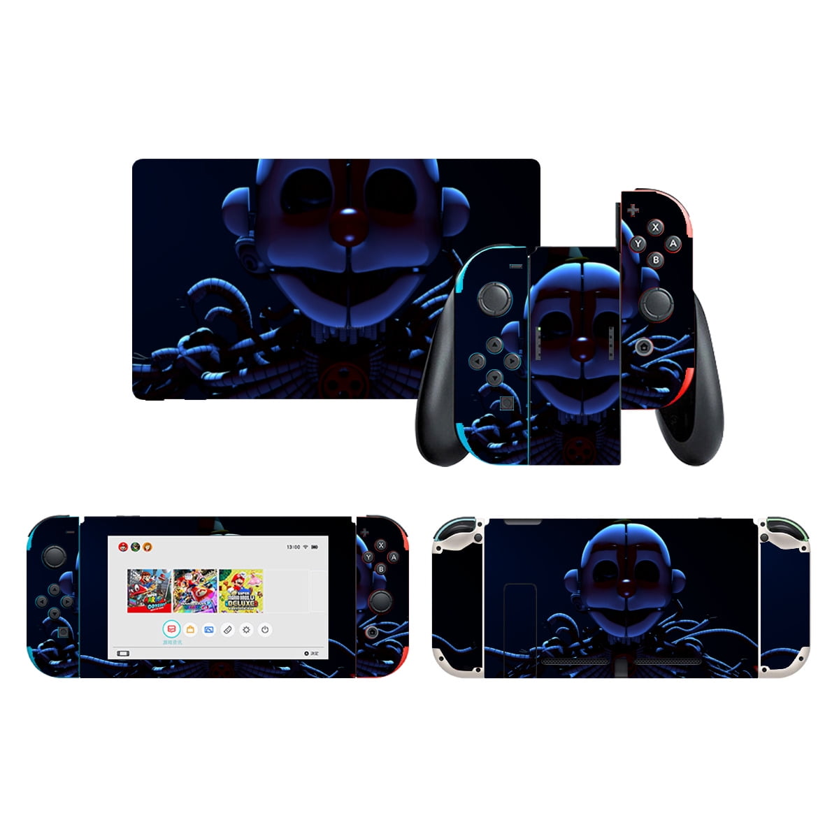 Five nights at freddy's Game Switch Skin - Anime Cartoon Game Sticker ...