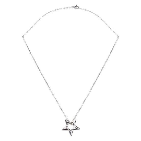 Five-pointed Star Necklace Female Temperament Niche Net Red Ins Collarbone Chain Korean Version Student Simple Jewelry