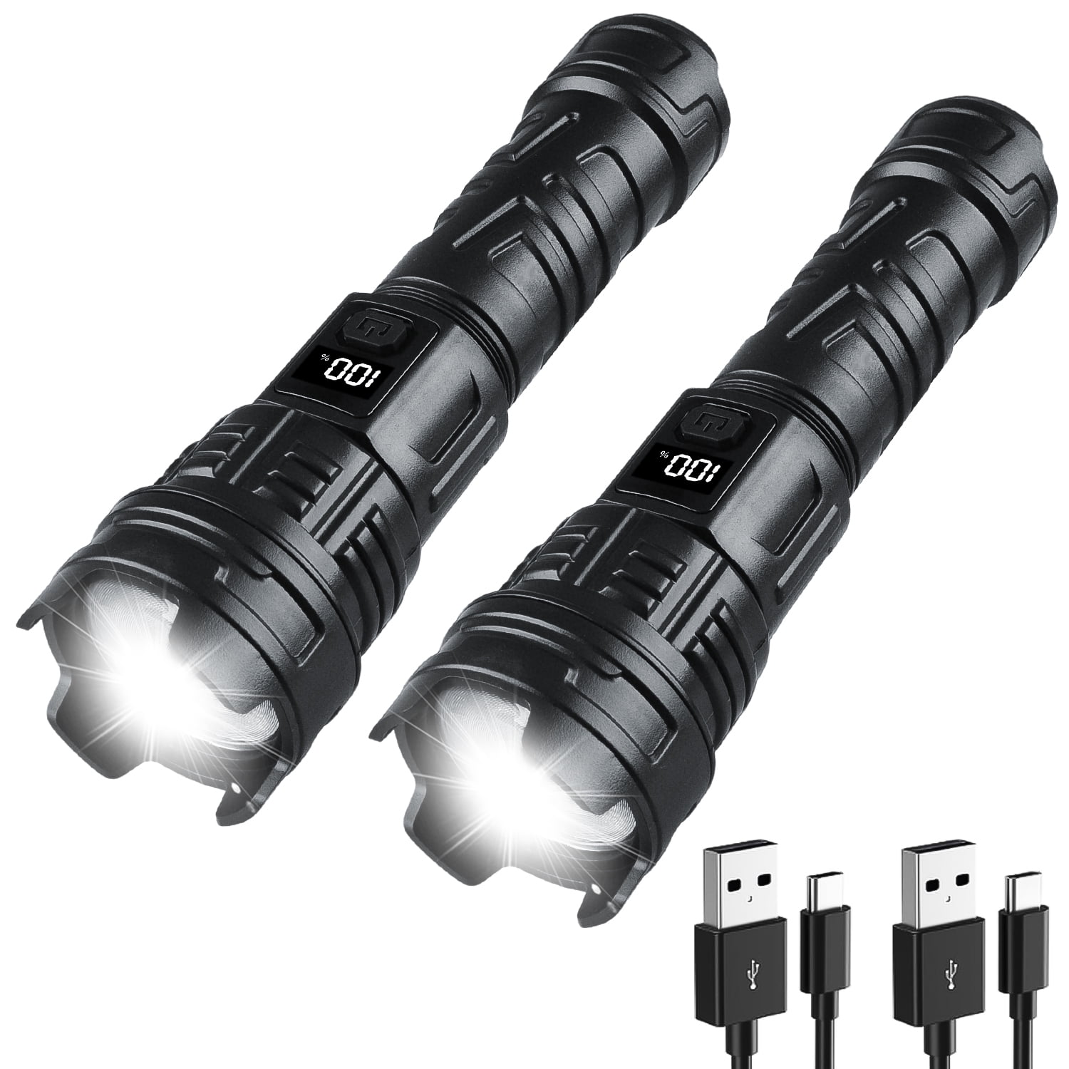 big 5 rechargeable flashlight Hilngav Pack Mini Small Pocket LED USB-C High Lumens Bright Powerful EDC Flash Lights 7 Lumens SMARTECH PRODUCTS 1000-Lumen 5 Modes