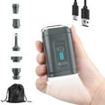 thumbnail image 1 of Portable Air Pump for Inflatables,Electric Ultra-Mini Pump Tiny Pump,2400mAh Rechargeable Inflate Deflate Pump with Camping Light for Pool Floats,Air Mattress,Sleeping Pads,Vacuum Storage Bags,Gray, 1 of 7
