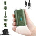 thumbnail image 1 of Portable Air Pump for Inflatables,Electric Ultra-Mini Pump Tiny Pump,2400mAh Rechargeable Inflate Deflate Pump with Camping Light for Pool Floats,Air Mattress,Sleeping Pads,Vacuum Storage Bags,Green, 1 of 7