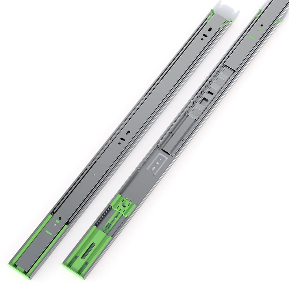 FivePears 6 Pairs 24 Inch Heavy Duty Soft Drawer Slides, 150 Lb Load