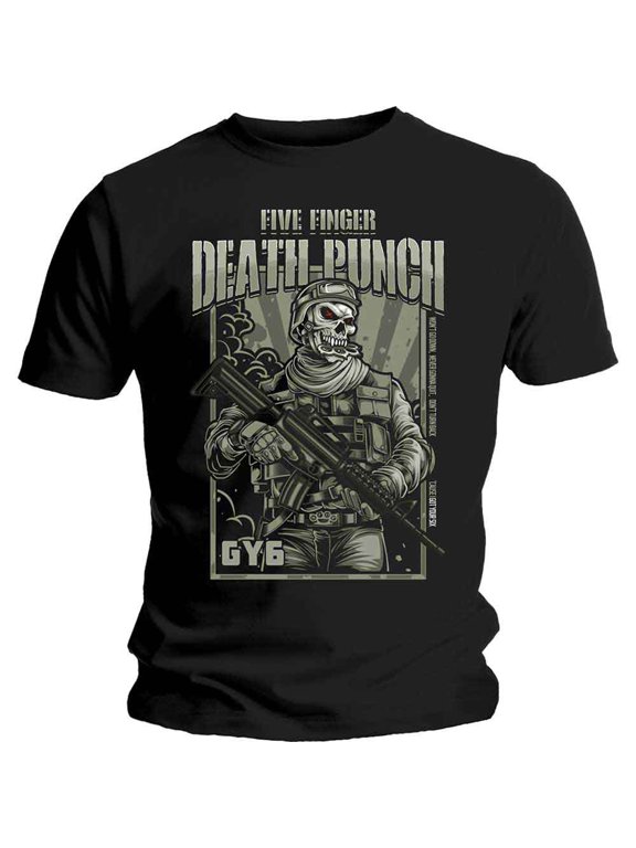 Fiver Finger Death Punch Men's War Soldier T-Shirt X-Large | Officially Licensed Merchandise