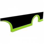 Fivestar 007-5500-FG MD3 Rocker Panel Dirt Kit, Fluorescent Green