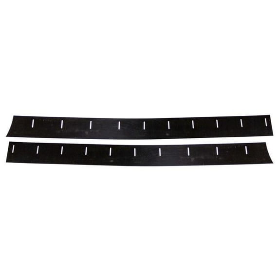 Fivestar 600-400-B Lower Nose Wear Strips - Black for 1988 Chevrolet Monte Carlo