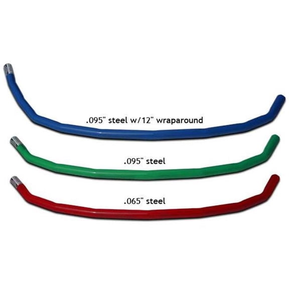 Fivestar 660-7103B ABC & LSMC Front Bumper - 1.75 in. Round - 0.095 in. Wall Thickness