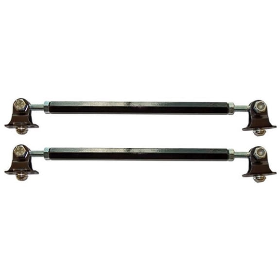 Fivestar 807-3 Spoiler Support Brace Kit - Black 8-10.5 in.-