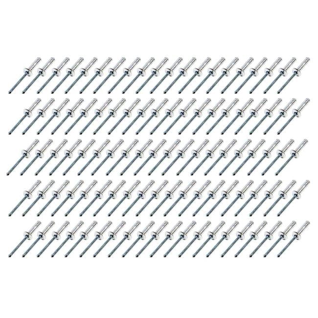 Fivestar 816-100S 0.187 in. Small Head Rivet - Silver, 100 Piece