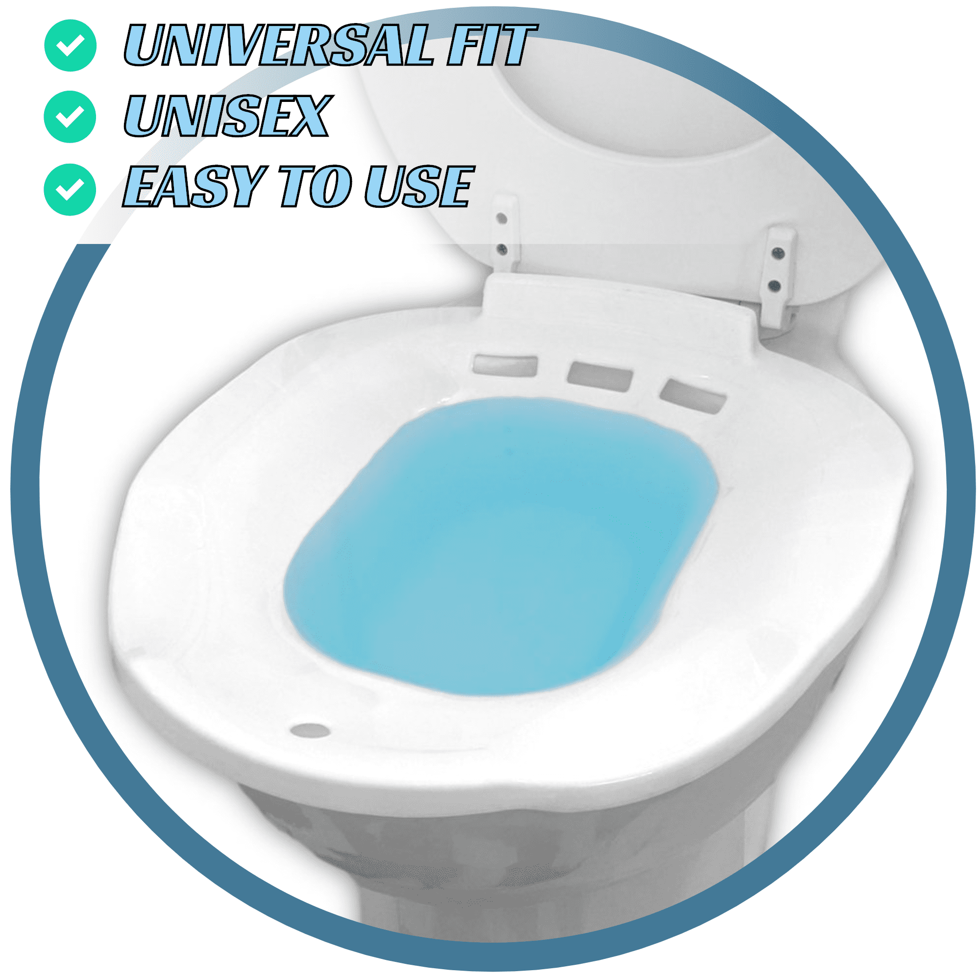 Fivona Sitz Bath Tub for Toilet Perineal Soaking Seat