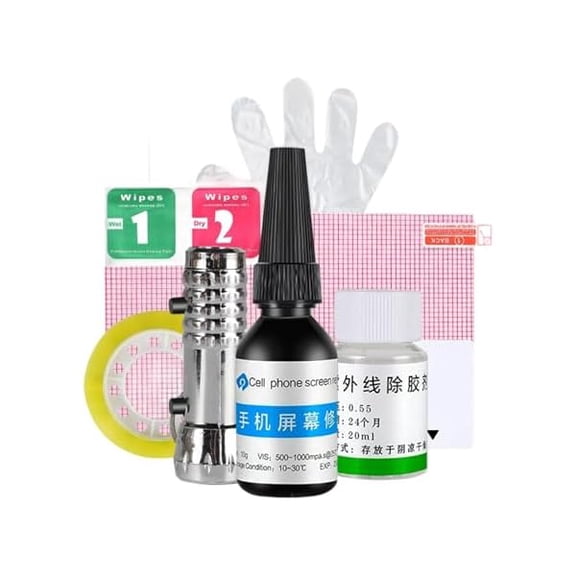 Fix Cracked Cell Phone Screen Glue, Glass Crack Repair Liquid Phone, Liquid Screen Protector, Cellphone Protective Damage Handling Accessories