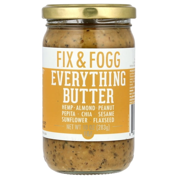 Fix & Fogg Nut Butter Everything Creamy Gluten-Free, 10 oz