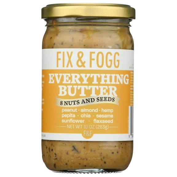 Fix & Fogg Nut Butter Everything Creamy Gluten-Free, 10 oz