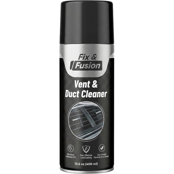 Fix & Fusion A/C Vent and Duct Cleaner (13.5 oz)| Foaming Spray for Car Air Conditioner | Freshens & Cleans Dust Build-Up | Fast, No-Rinse Formula | Automotive HVAC Refresher & Detailer (1 Pack)