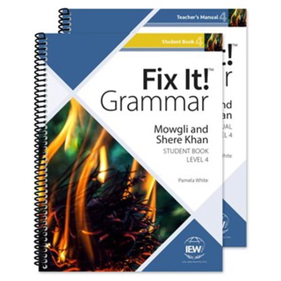 Fix It! Grammar: Mowgli And Shere Khan, Teacher/Student Combo Level 4 (New
