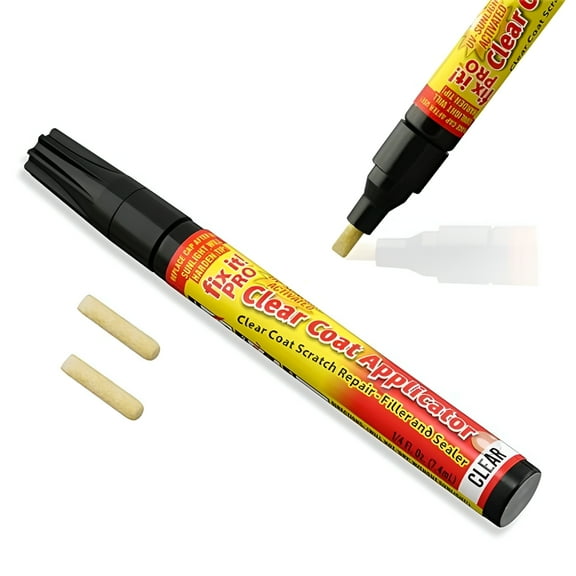 Fix It Pro Car Scratch Repair Remover Pen Clear Coat Applicator Tool