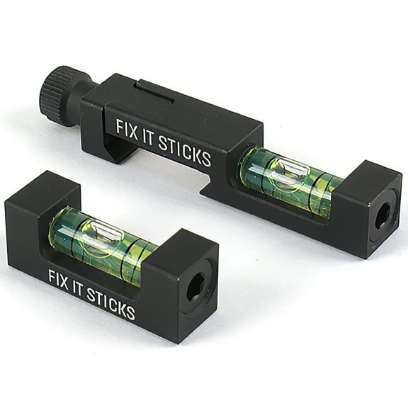 Fix It Sticks Bubble Level Set with Foam Carrier and Pouch