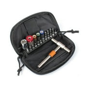 Fix It Sticks Four Miniature Torque Limiter Kit 65, 45, 25, 15 Inch Lbs with Modular T-Drive Wrench and Deluxe Case
