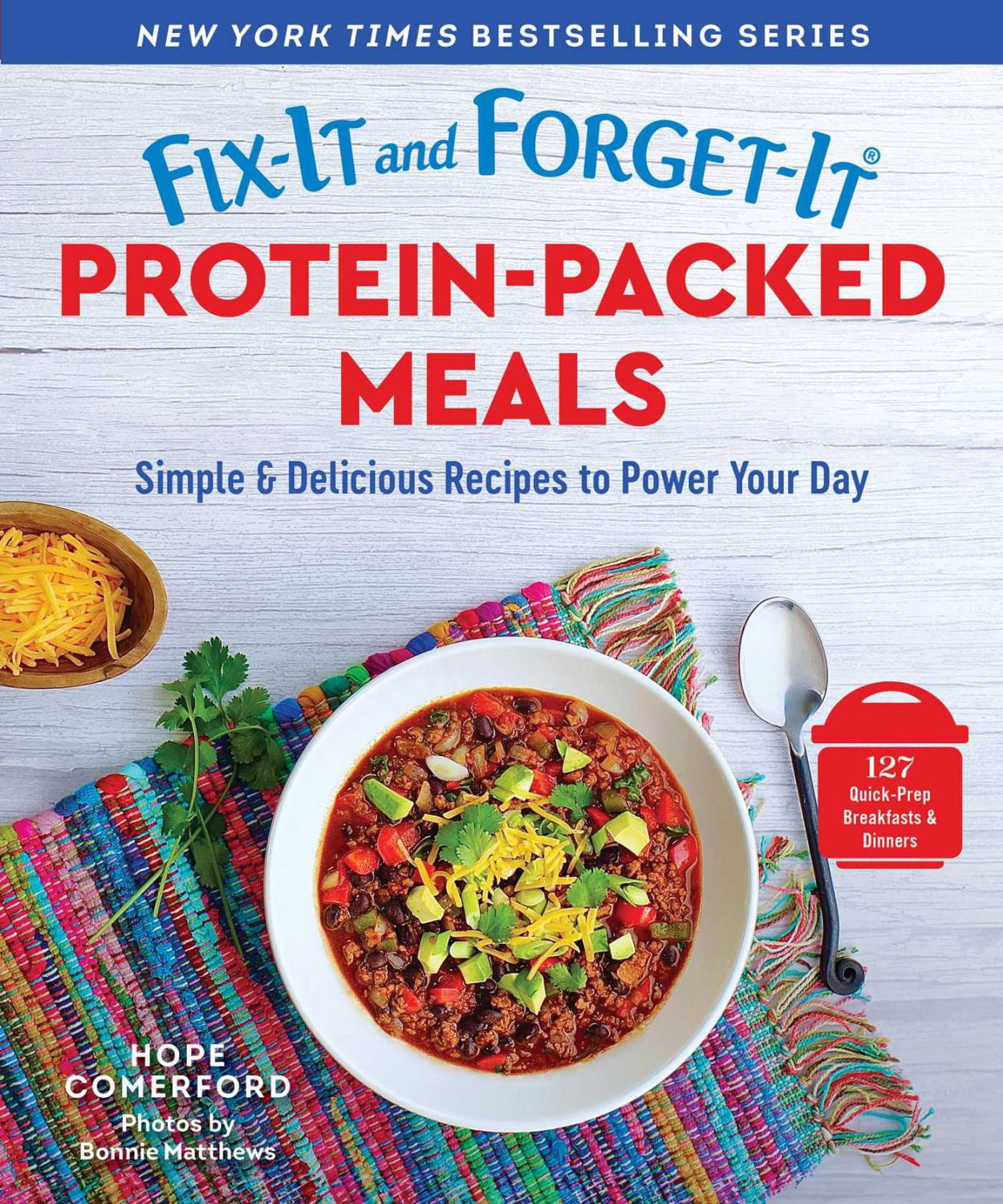 Fix-It and Forget-It Protein-Packed Meals: Slow-Cooker and Instant Pot Recipes to Power Your Day (Paperback)