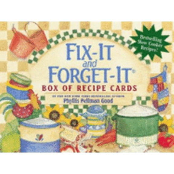 Pre-Owned Fix-It & Forget-It Box of Recipe Cards, 9781561486038, 1561486035, Paperback,