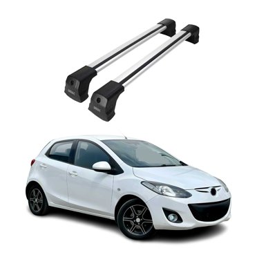 DIY Fix Point Roof Rack Cross Bars For Kia Soul 2014-2019 – Adjustable, Lockable, 75kg Capacity